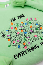 Load image into Gallery viewer, PREORDER: I'm Fine Embroidered Sweatshirt