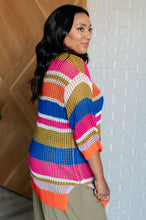 Load image into Gallery viewer, Deep Thoughts Striped Loose Knit Top