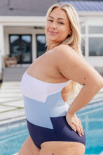 Load image into Gallery viewer, Dominica Color Block Asymmetrical Swimsuit