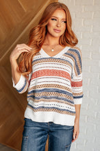 Load image into Gallery viewer, Don't Leave Me Out Striped V-Neck Top