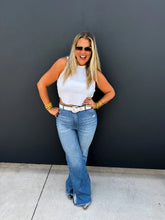 Load image into Gallery viewer, PREORDER: Take Sides Pinstripe Jeans