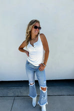 Load image into Gallery viewer, PREORDER: Lucy Distressed Crop Jeans