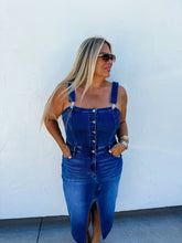 Load image into Gallery viewer, PREORDER: Frankie Overall Denim Dress