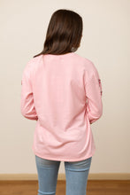 Load image into Gallery viewer, Feelin Festive Pink Sweater