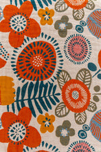 Load image into Gallery viewer, Luxury Beach Towel in Bright Retro Floral