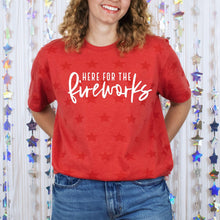 Load image into Gallery viewer, PREORDER: (Adult) Matching Here for the Fireworks Graphic Tee