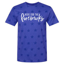 Load image into Gallery viewer, PREORDER: (Adult) Matching Here for the Fireworks Graphic Tee