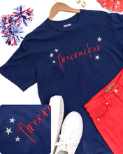 Load image into Gallery viewer, PREORDER: Embroidered Firecracker Tee