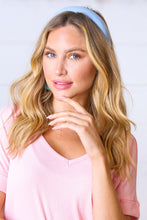 Load image into Gallery viewer, Baby Blue Ballerina Vegan Leather Headband