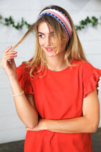 Load image into Gallery viewer, Stars & Stripes Knit Twist Headband