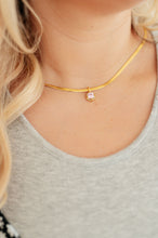 Load image into Gallery viewer, Here to Shine Gold Plated Necklace in Pink