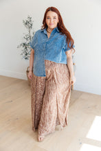 Load image into Gallery viewer, I Could Be Famous Denim Button Up
