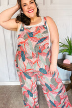 Load image into Gallery viewer, Weekend Ready Fuchsia Patchwork Baggy Overall Jumpsuit