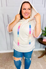 Load image into Gallery viewer, Easy Living Multicolor Stripe French Terry Pullover Hoodie
