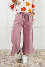 Load image into Gallery viewer, In or Out Wide Leg Cropped Pants in Light Rose