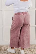 Load image into Gallery viewer, In or Out Wide Leg Cropped Pants in Light Rose