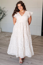 Load image into Gallery viewer, It's Giving Goddess V-Neck Flutter Sleeve Dress