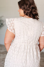 Load image into Gallery viewer, It's Giving Goddess V-Neck Flutter Sleeve Dress