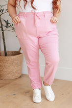 Load image into Gallery viewer, Regina High Rise Garment Dyed Denim Jogger