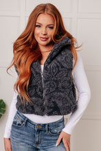 Load image into Gallery viewer, Just One More Layer Paisley Sherpa Print Vest