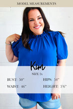 Load image into Gallery viewer, Live For Today Royal Blue Elastic V Neck Tiered Maxi Dress