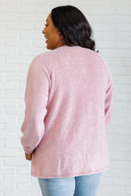 Load image into Gallery viewer, Keeping it Real Brushed Melange Hacci Long Sleeve Tee in Light Rose