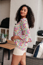 Load image into Gallery viewer, Lizzy Bell Sleeve Top in Lavender Multi Floral