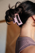 Load image into Gallery viewer, Matte Rectangle Claw Clip Set of 3