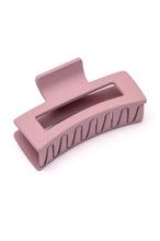 Load image into Gallery viewer, Matte Rectangle Claw Clip Set of 3