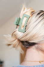 Load image into Gallery viewer, Matte Rectangle Claw Clip Set of 3