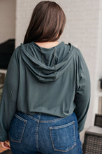 Load image into Gallery viewer, Morning Run Half Zip Hoodie in Smoked Spruce