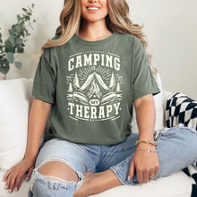 Load image into Gallery viewer, PREORDER: Camping Therapy Graphic Tee