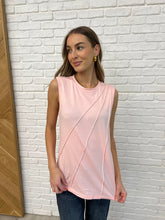 Load image into Gallery viewer, New Normal Pleat Detail Sleeveless Top in Pink