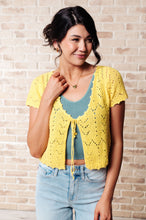 Load image into Gallery viewer, Nighttime Coffee Cardigan in Pineapple