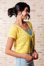 Load image into Gallery viewer, Nighttime Coffee Cardigan in Pineapple