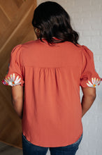 Load image into Gallery viewer, No Concerns Embroidered Sleeve Blouse
