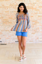 Load image into Gallery viewer, Open Sky Boho Tunic in Navy Mauve