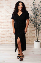 Load image into Gallery viewer, Places Unknown Ruched Detail Midi Dress