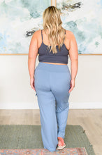 Load image into Gallery viewer, Race to Relax Cargo Pants in Chambray