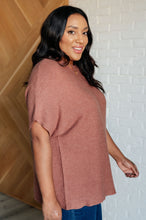 Load image into Gallery viewer, Relaxing Away Dolman Sleeve Knit Top in Coffee