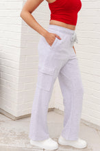 Load image into Gallery viewer, Run, Don't Walk Cargo Sweatpants in Grey