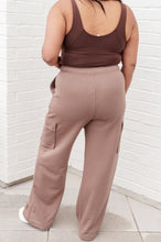Load image into Gallery viewer, Run, Don't Walk Cargo Sweatpants in Smokey Brown
