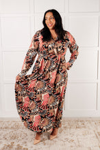 Load image into Gallery viewer, Send it Over Faux Wrap Maxi Dress