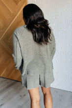 Load image into Gallery viewer, Set Process Mineral Wash Waffle Knit Set in Olive
