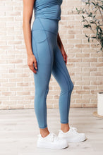Load image into Gallery viewer, Somewhere to Start Leggings in Dusty Blue