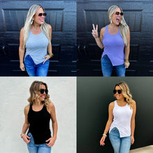 Load image into Gallery viewer, PREORDER: Gabby Side Slit Tank in Four Colors