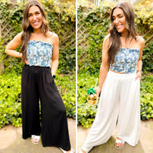 Load image into Gallery viewer, PREORDER: Zara Wide Leg Cotton Pants in Two Colors