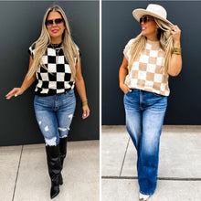 Load image into Gallery viewer, PREORDER: Sidni Checkered Sweater in Two Colors