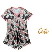 Load image into Gallery viewer, PREORDER: Halloween Pajama Short Set in Five Prints