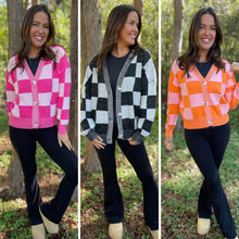 Load image into Gallery viewer, PREORDER: All My Life Checkered Cardigan in Three Colors